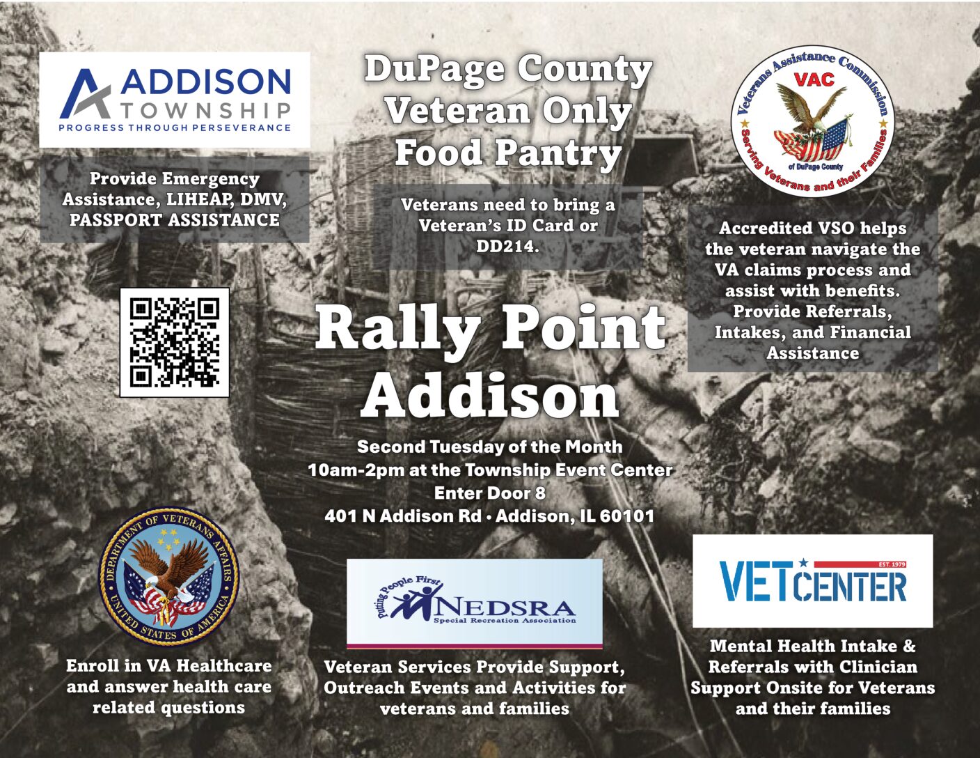 Addison Township and the DuPage Veterans Assistance Commission Bring Rally Point to Addison Township Veterans